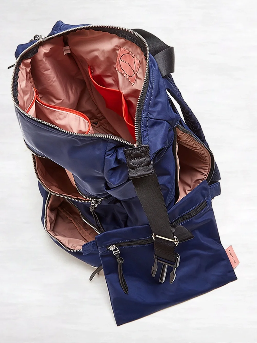 shortyLove • boxer - large backpack navy NWT